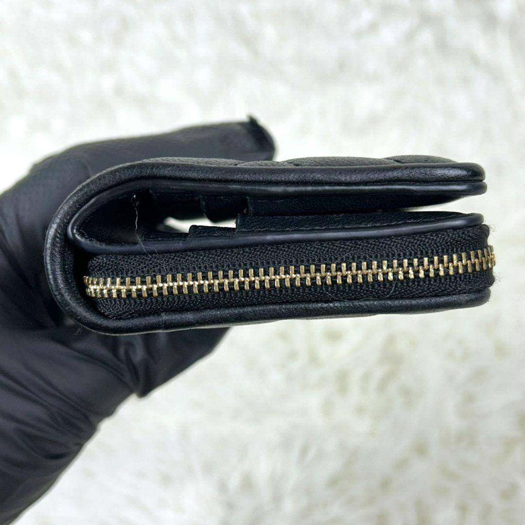 TORY BURCH キルティング　ブラック 二つ折り財布