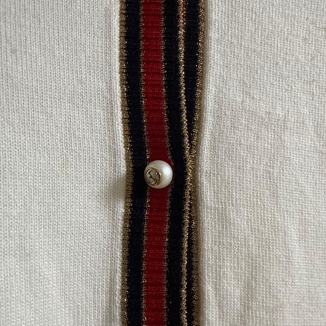 グッチ GUCCI カーディガン シェリーライン　XS