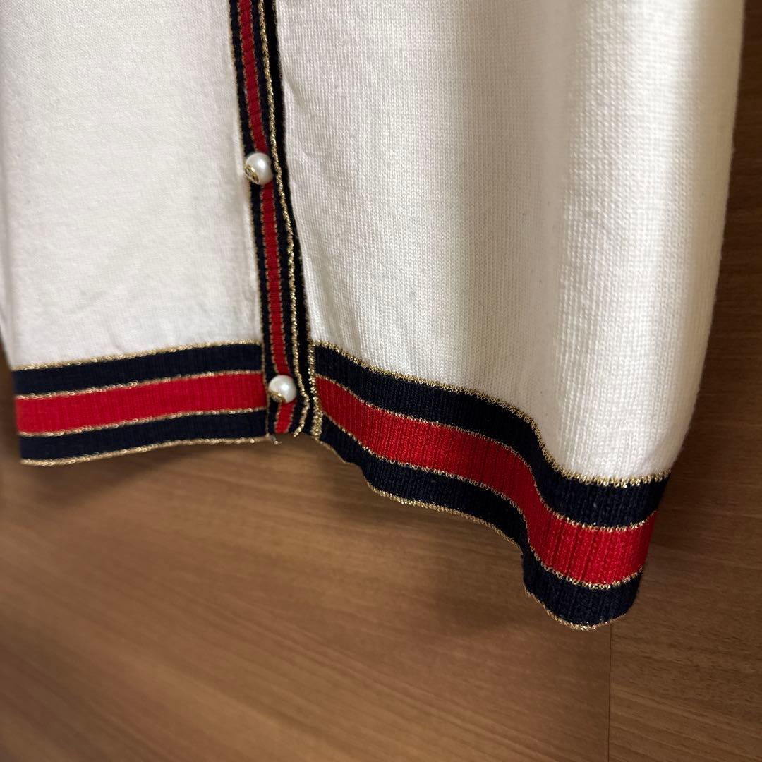 グッチ GUCCI カーディガン シェリーライン　XS
