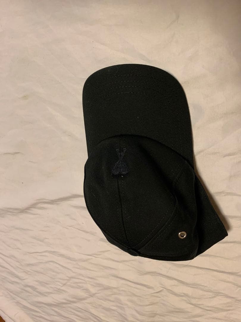 Ami Paris Logo ブラックベースボールキャップ