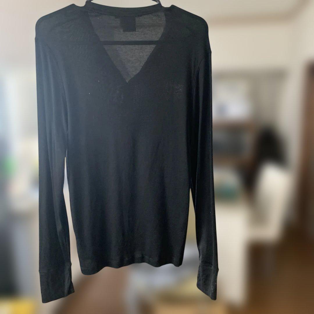 美品！　グッチ　ヘンリーネック　ロングティシャツ