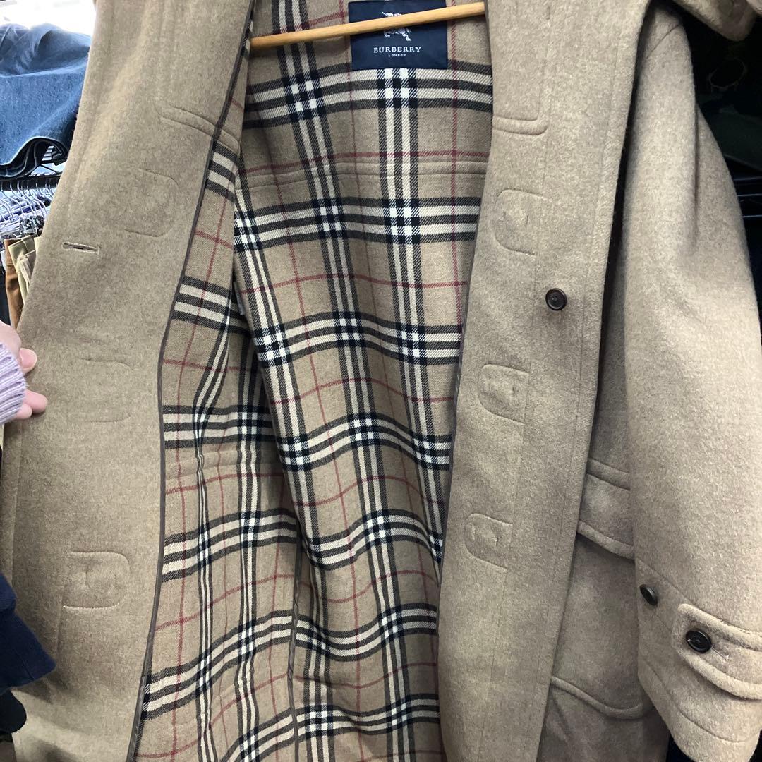 011151● BURBERRY LONDON ウール カシミヤ ダッフル