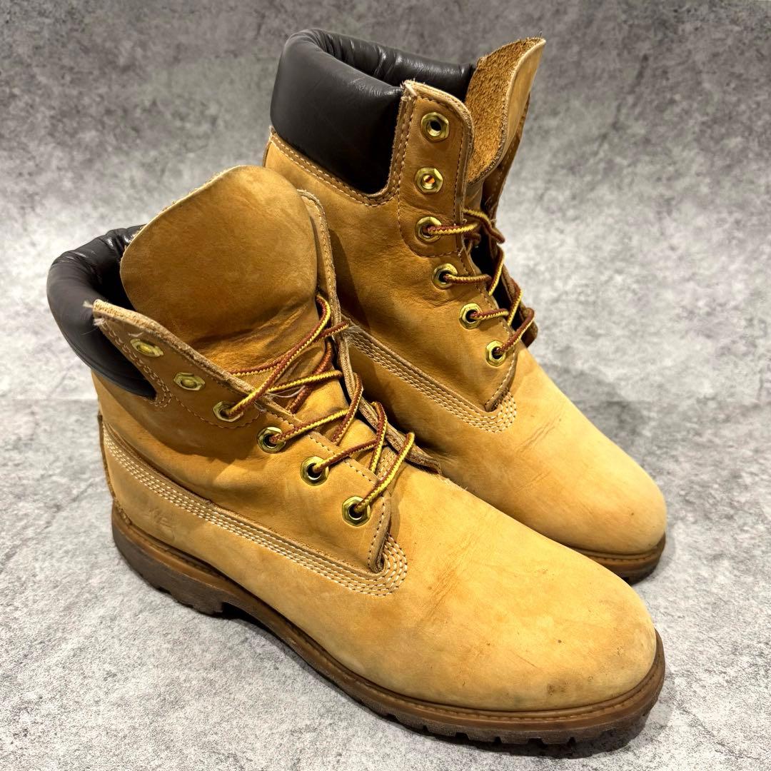 【定番人気】Timberland 25cm 6インチプレミアム　イエローブーツ