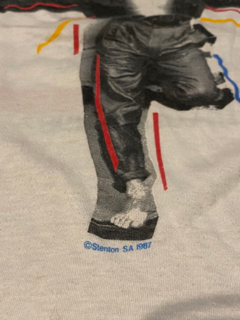 David Bowie アートプリント Tシャツ 1987年製 ヴィンテージ t