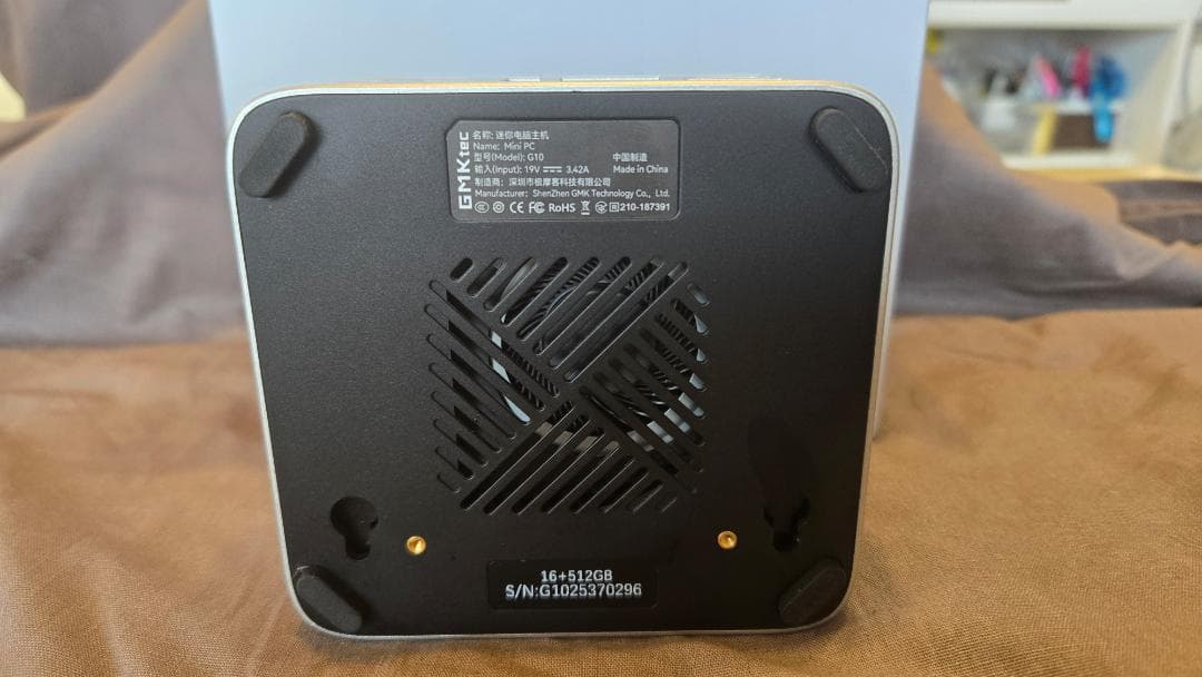 試用のみ「GMKtec NucBox G10」Ryzen5 16GB+512GB