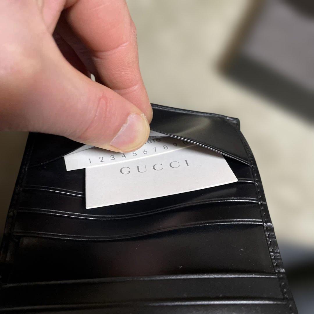 GUCCIパターン 二つ折り財布
