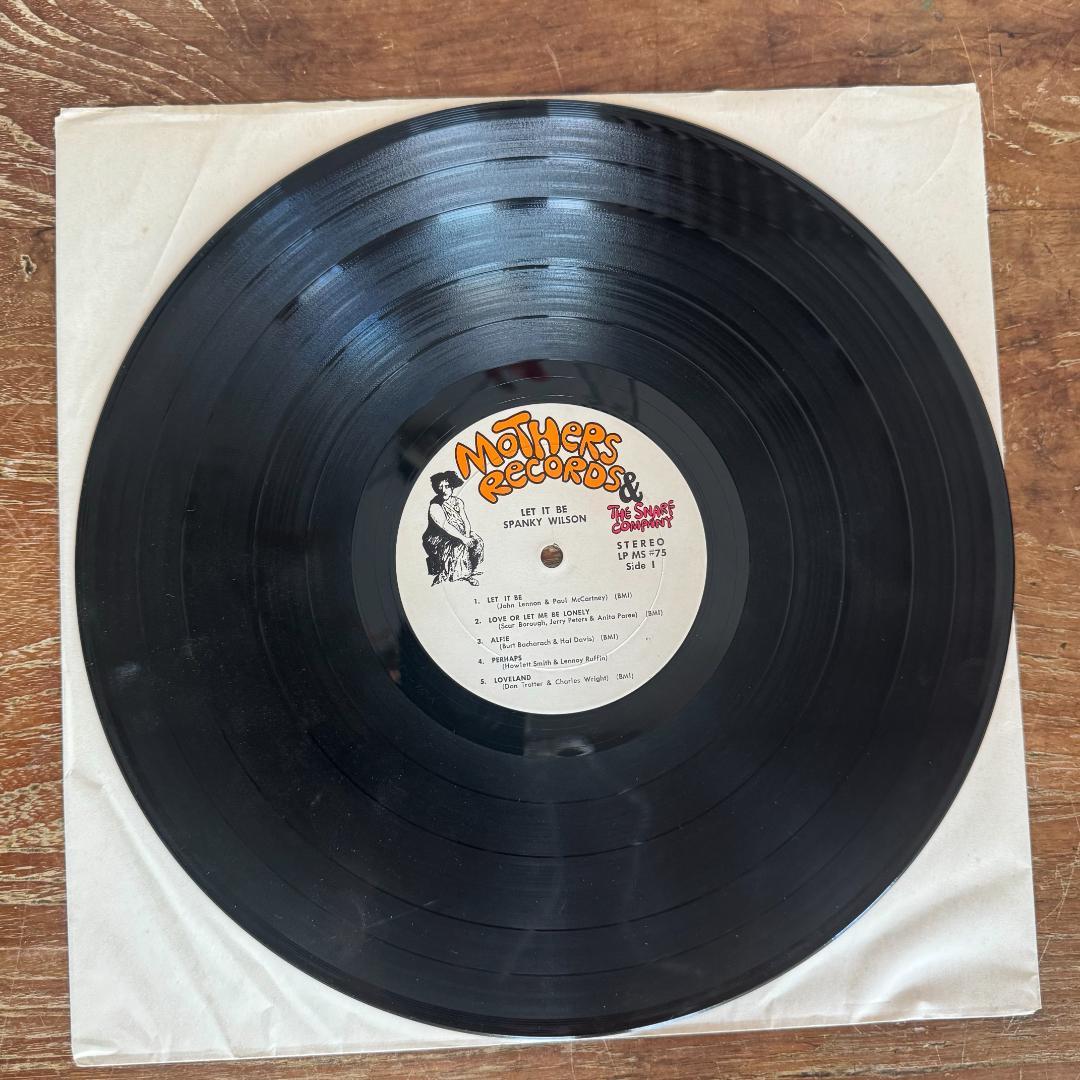 SPANKY WILSON LET IT BE レコード オリジナル