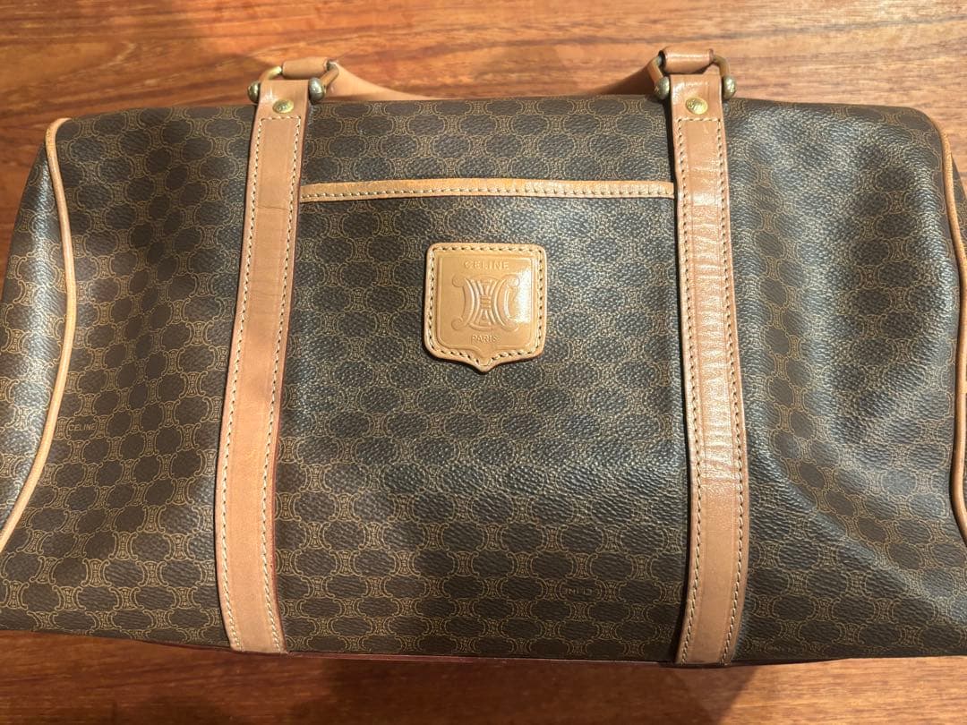 【正規品】【早い者勝ち】 CELINE ボストンバッグ マカダム柄 ヴィンテージ