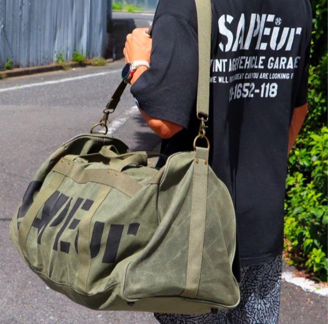SAPEur ボストンバッグ 美品