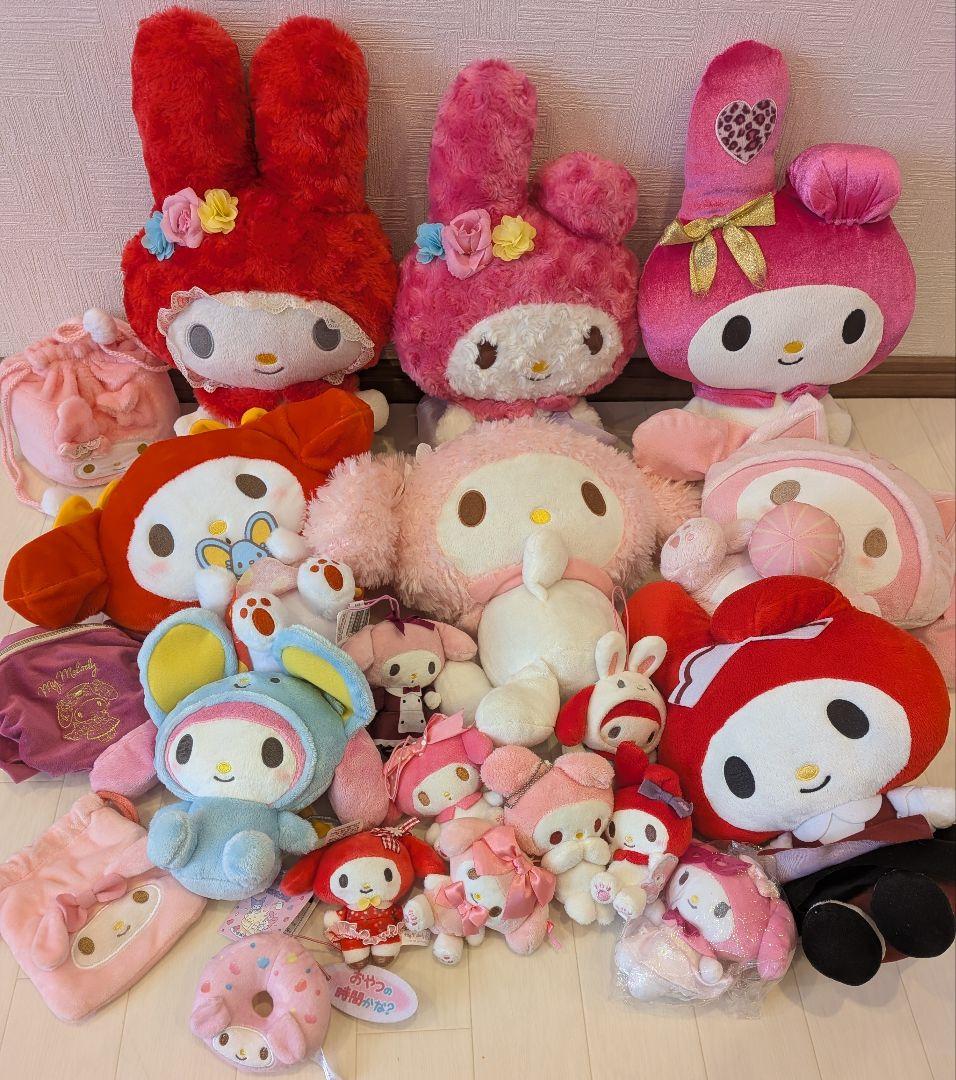 d*7様 マイメロディ　ぬいぐるみ　マスコット　まとめ売り　サンリオ　20点☆