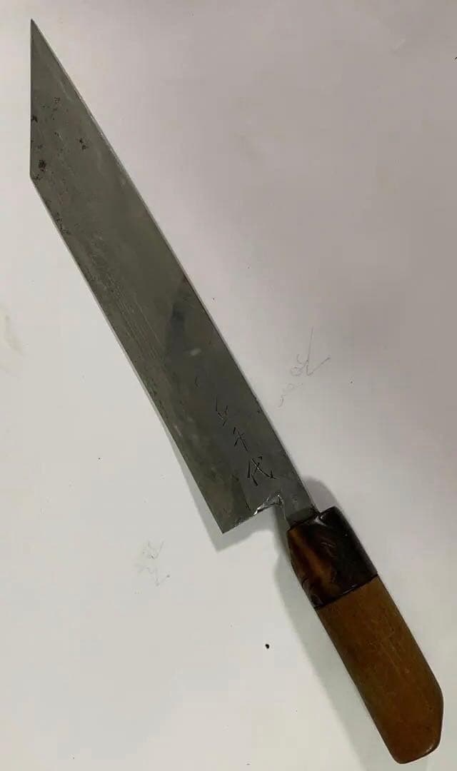 正千代 純日本鋼 正本系 鰻裂包丁　21cm