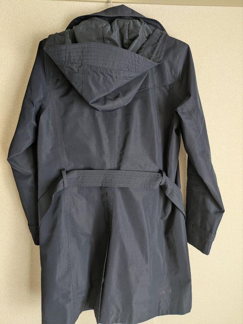 AIGLE GORE-TEX ネイビー ダブルブレストコート 38