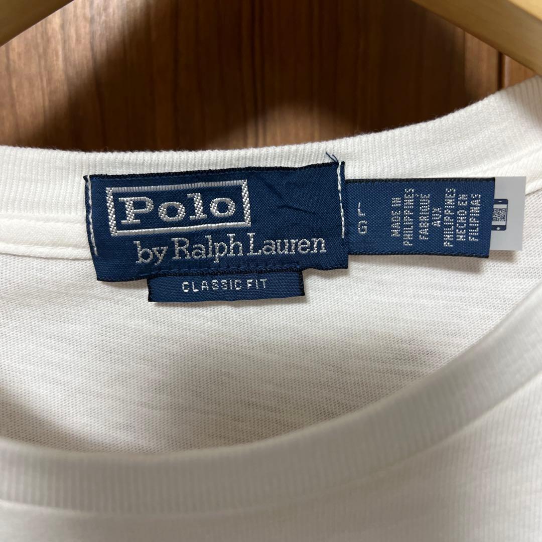 Polo Ralph Lauren RalphロゴTシャツ L ホワイト 美品