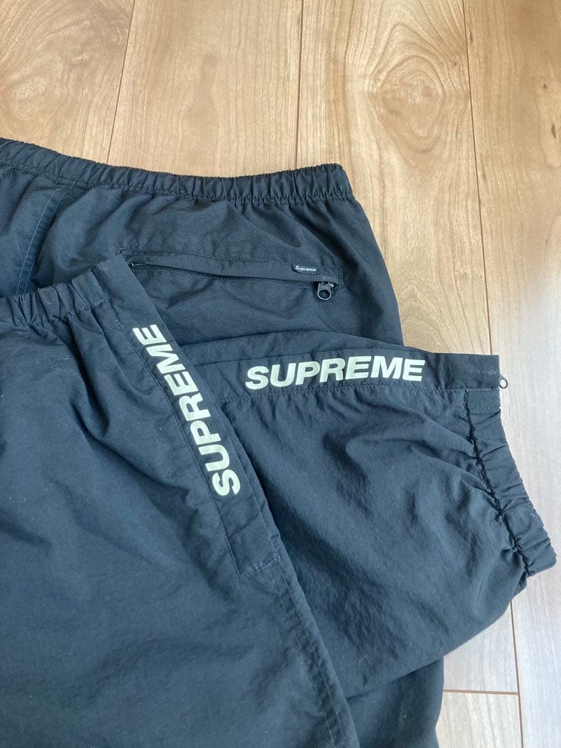 SUPREME ブラック パンツ L