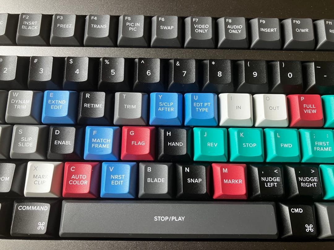 Davinci resolve editor keyboard キーボード