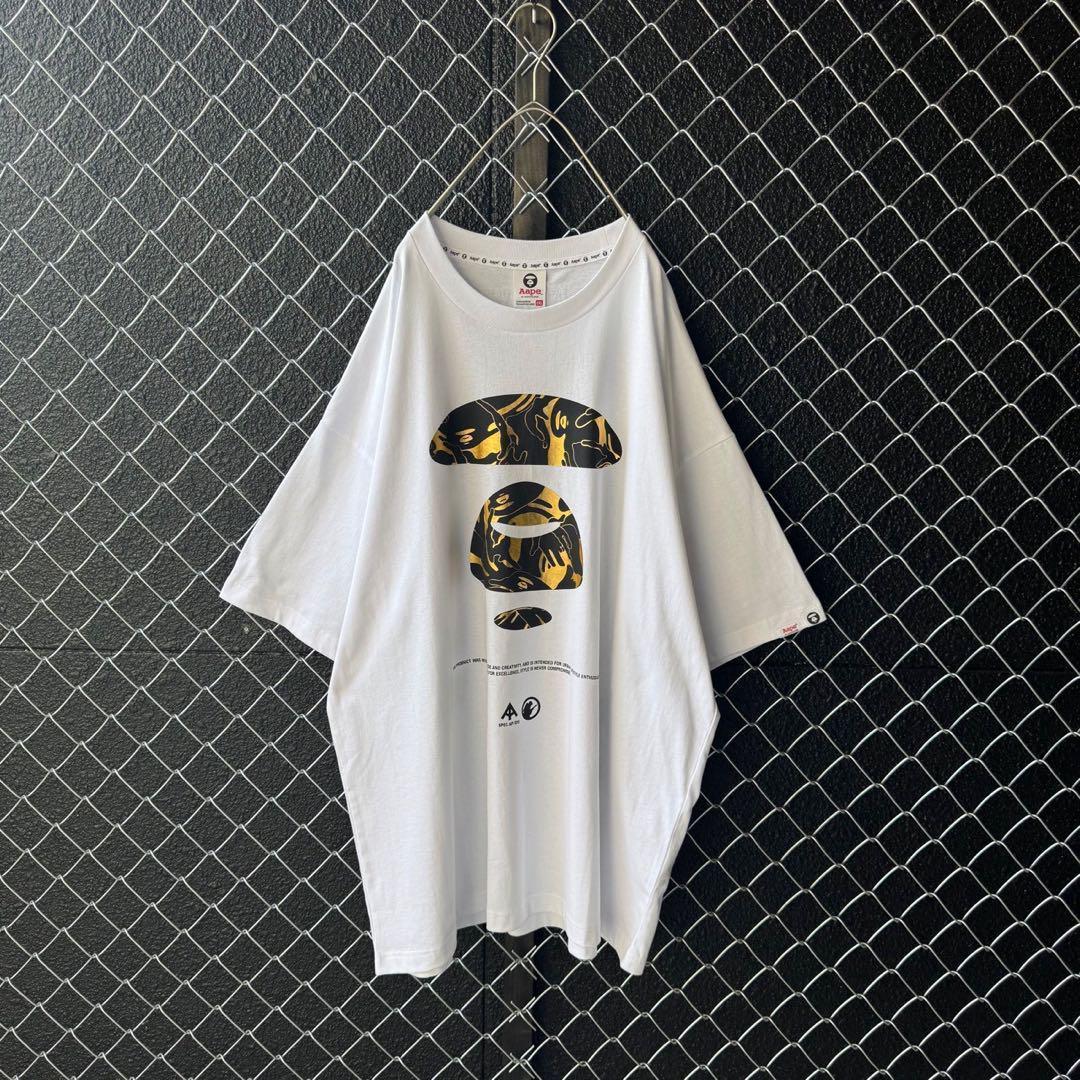 【新品タグ付】A BATHING APE ビッグロゴプリントTシャツ 希少2XL