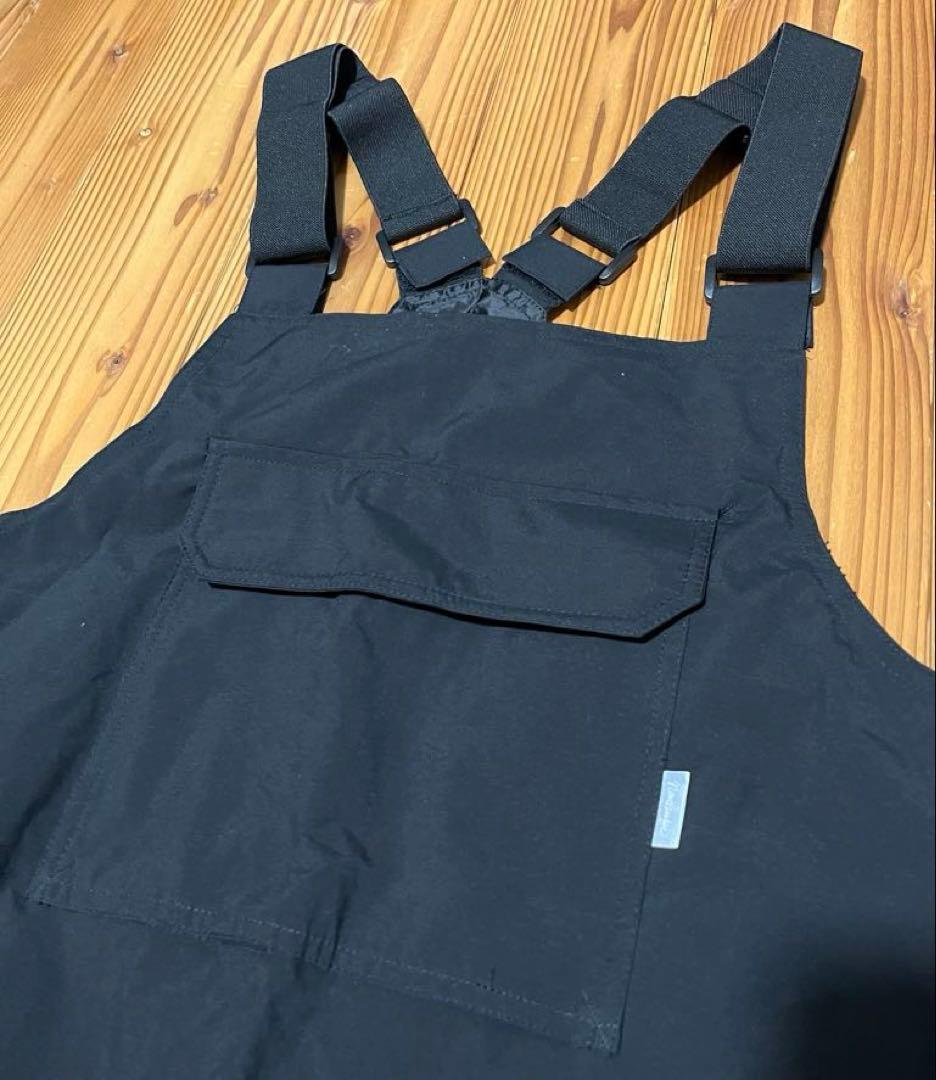 namelessage ビブパンツ スノーボード オーバーオール サロペット 黒