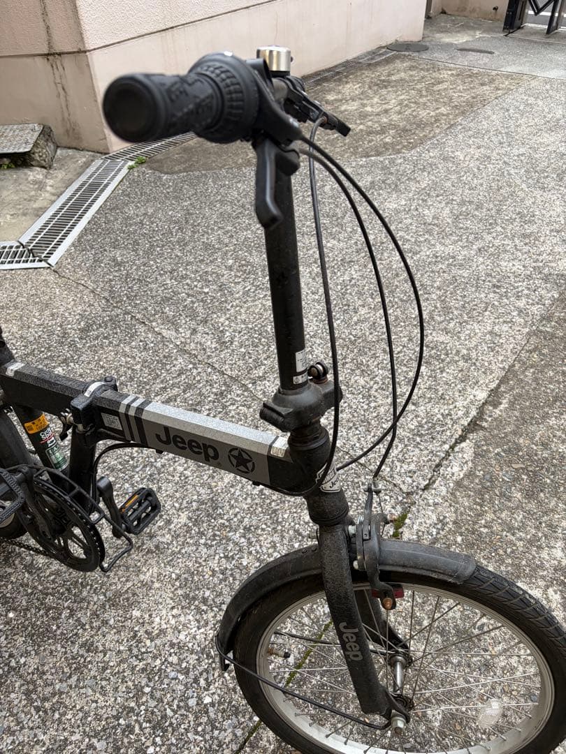 Jeep 折りたたみ自転車 ブラック