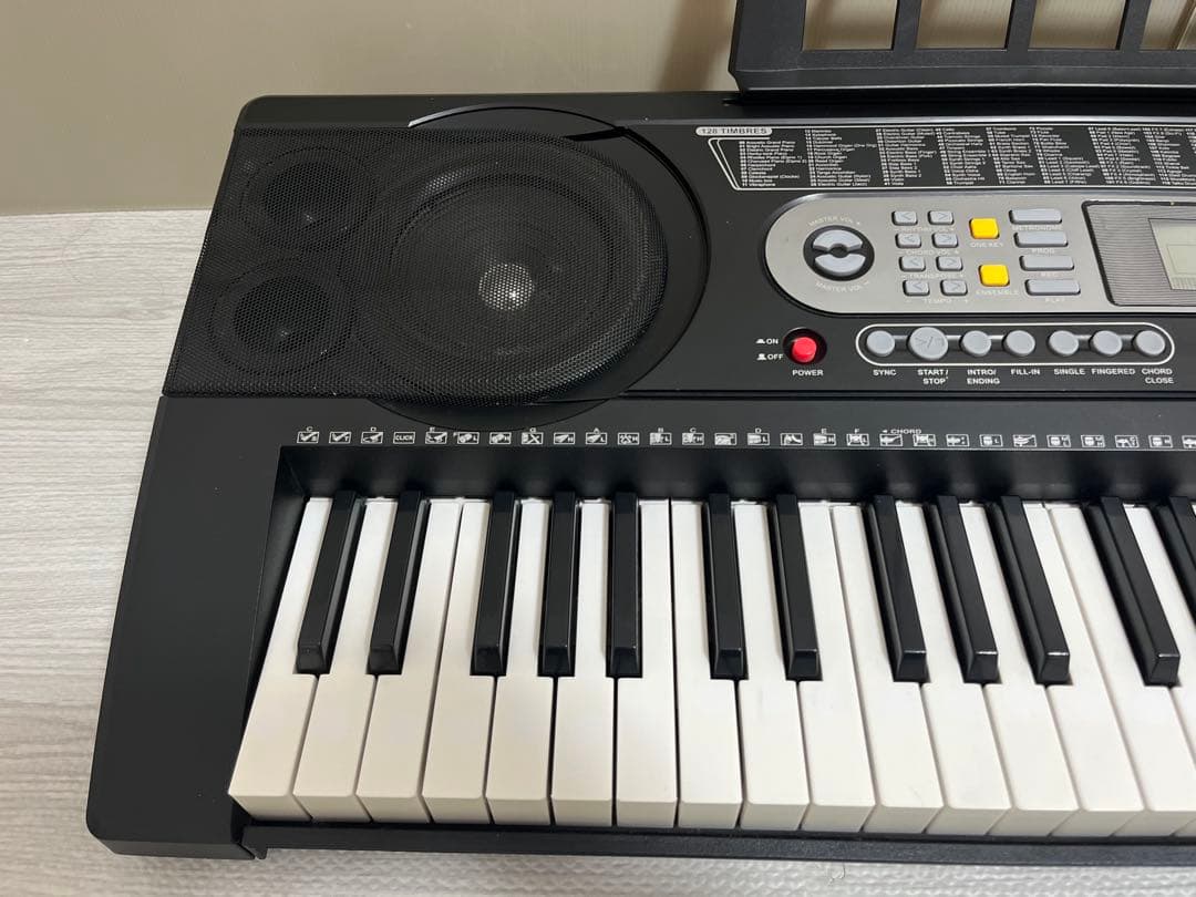 電子キーボード 61鍵盤 プレイタッチ61 SR-DP03 ACアダプター付き