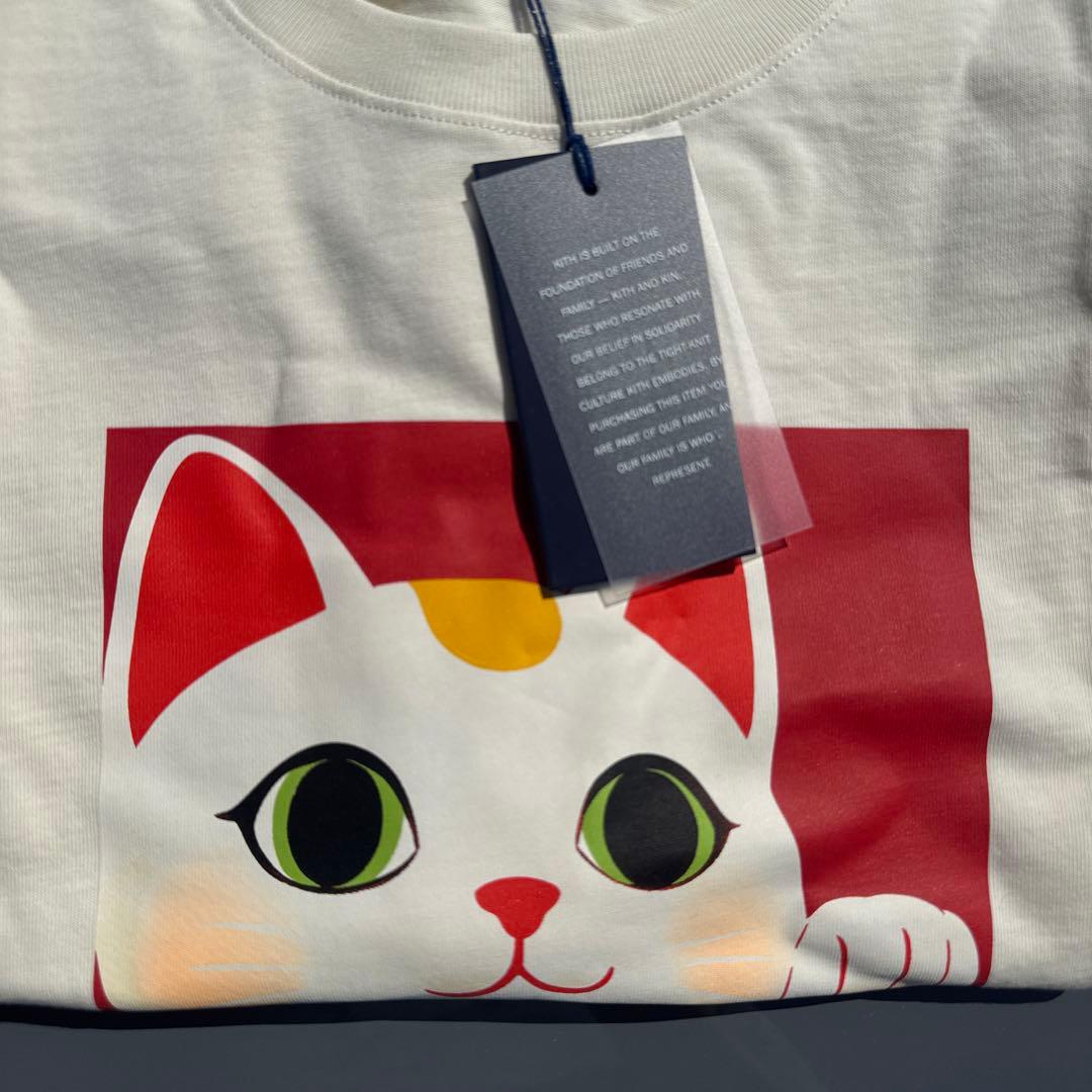 新品未使用　KITH Osaka Tee まねき猫　大阪限定 生成　サイズS
