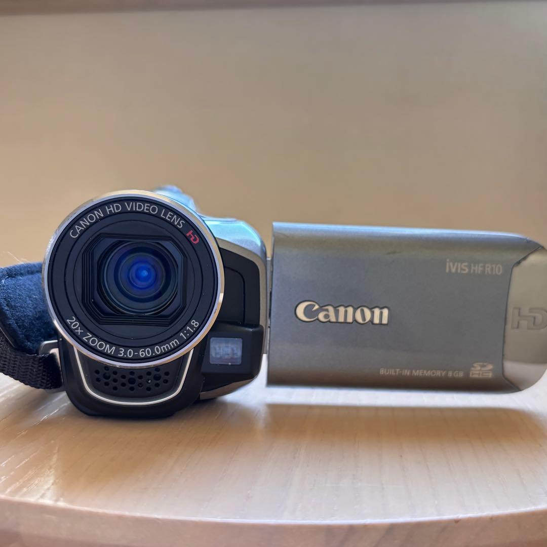 【週末SALE】Canon デジタル ビデオカメラ iVIS HFR10 ズーム
