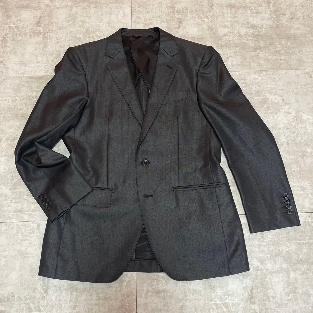 ジョンピアース ロンドン スリーピーススーツ グレー 96AB5 シャツ付