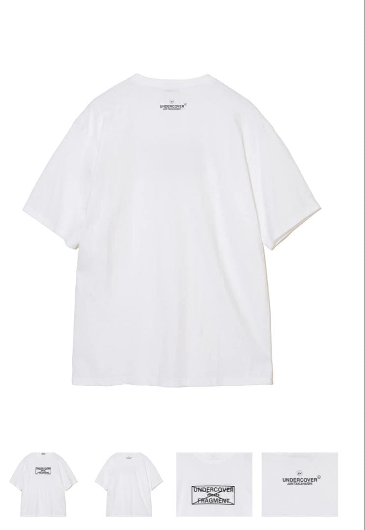 UNDERCOVER × fragment tee White