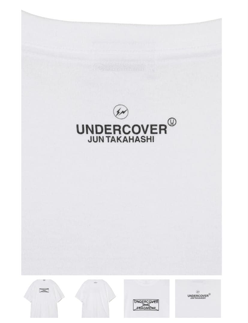 UNDERCOVER × fragment tee White