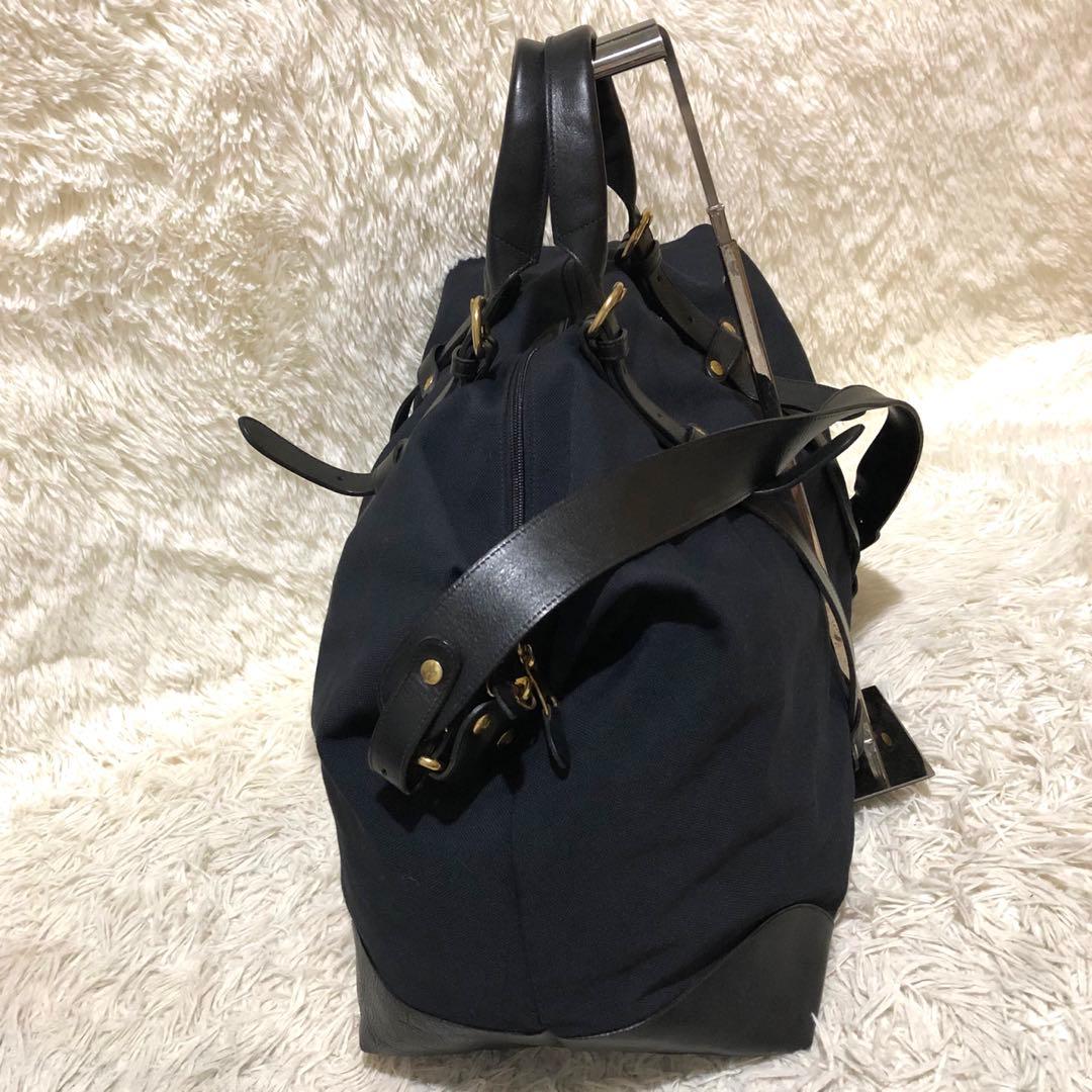 未使用☆イルビゾンテ 2way ボストンバッグ ショルダー ブラック メンズ