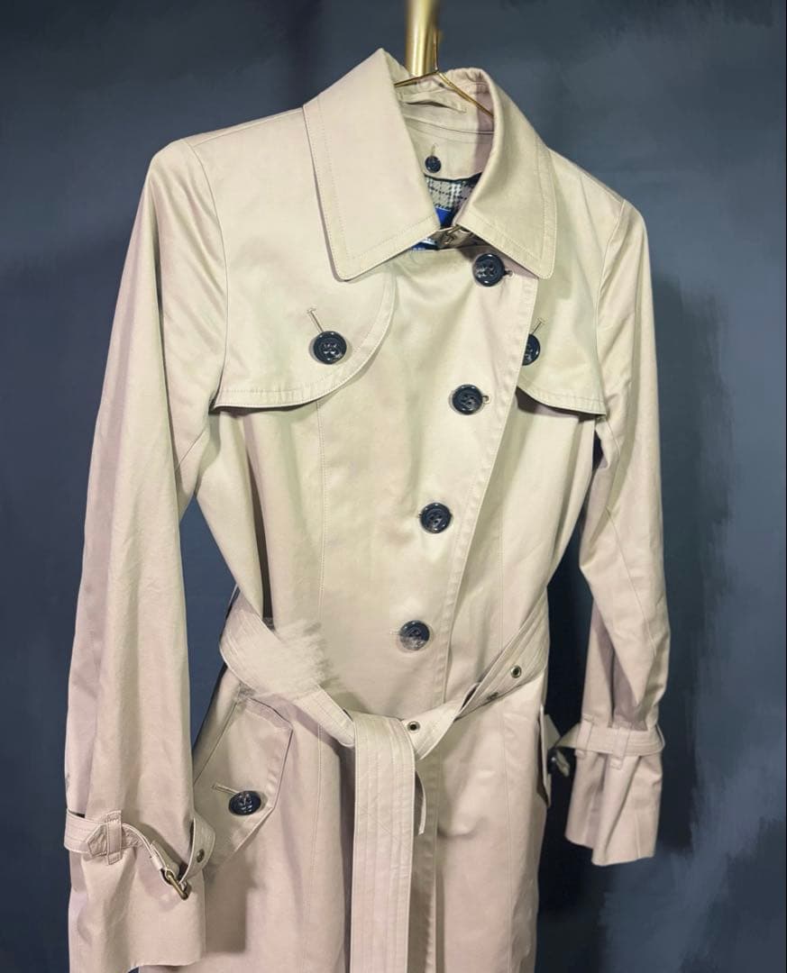 美品 BLUE LABEL CRESTBRIDGEトレンチコート ベージュ40