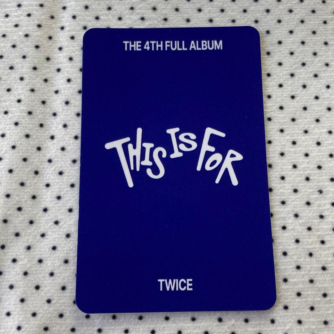 TWICE 7/13 THIS IS FOR サナ 事前収録 サノク トレカ