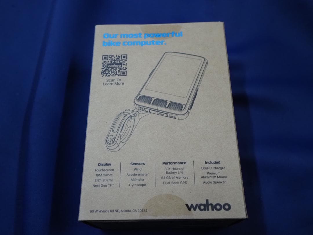 Wahoo ELEMENT ACE サイクルコンピューター 3.8インチ