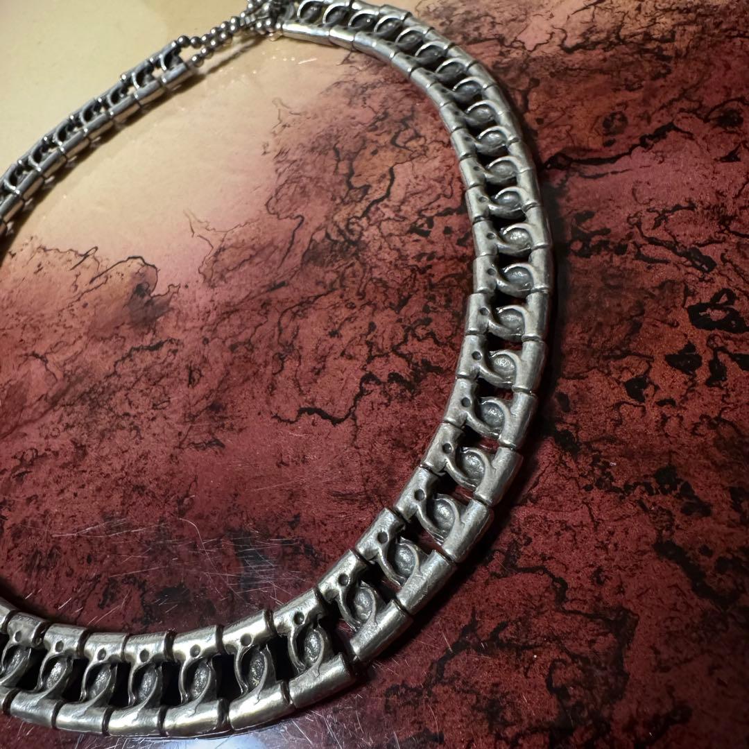 【専用】vintage silver925 蛇骨 chain necklace