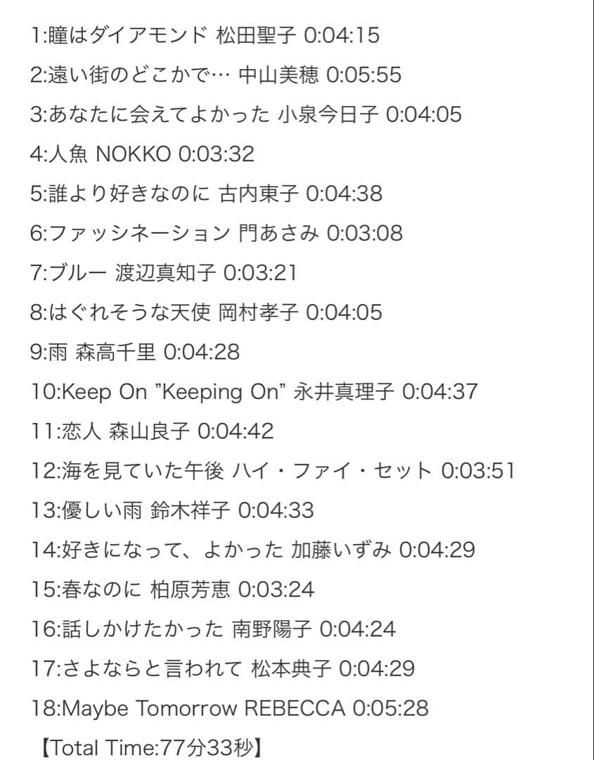 水森亜土★歌姫★ソニーミュージック①