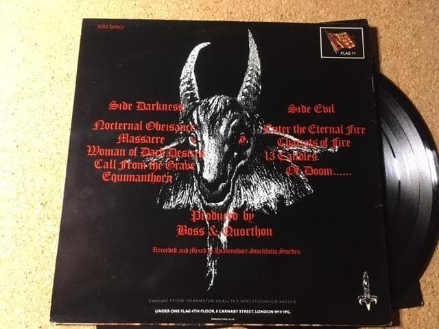 洋楽 BATHORY Under The Sign Of The Black Mark
