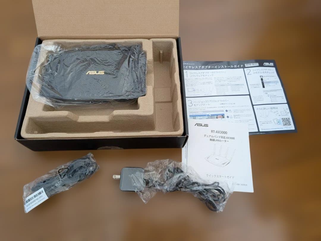 ASUS Wi-Fi 6 ルーター RT-AX3000