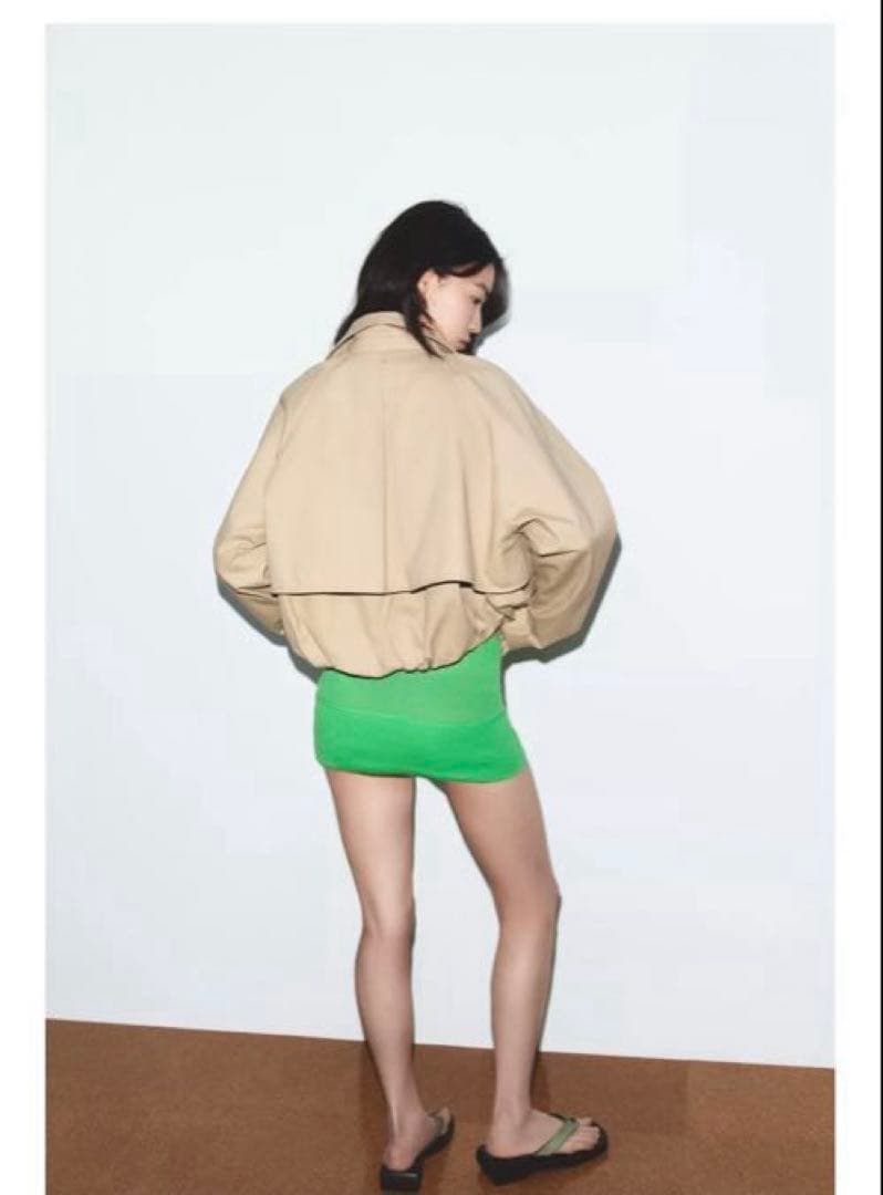 り*ー様 完売品⭐︎ZARA ショートバルーントレンチコート Sコムギ