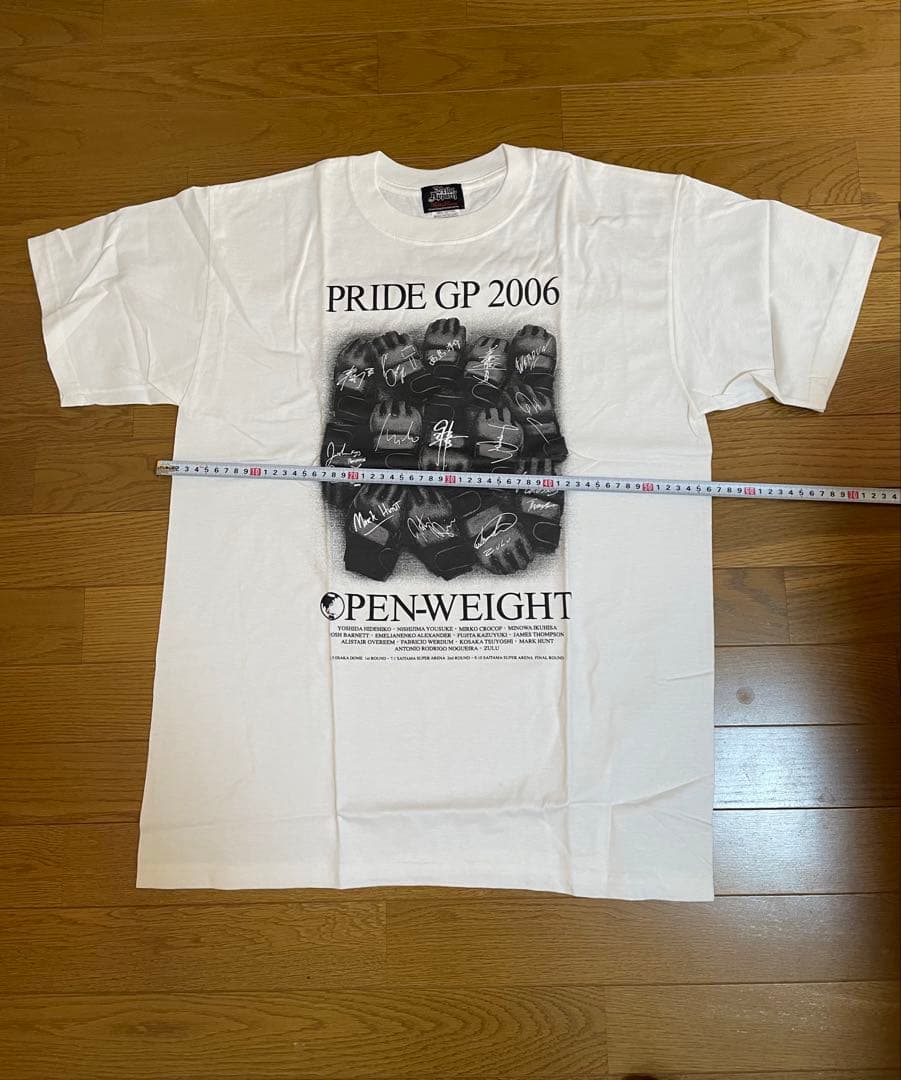 PRIDE GP 2006 サイン入りTシャツ Lサイズ