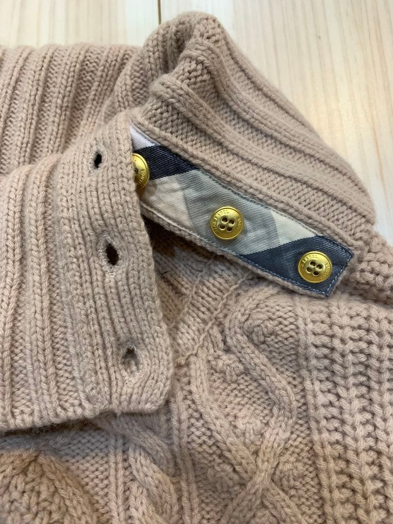 美品 BLUE LABEL CRESTBRIDGE ニットワンピース・ピンク