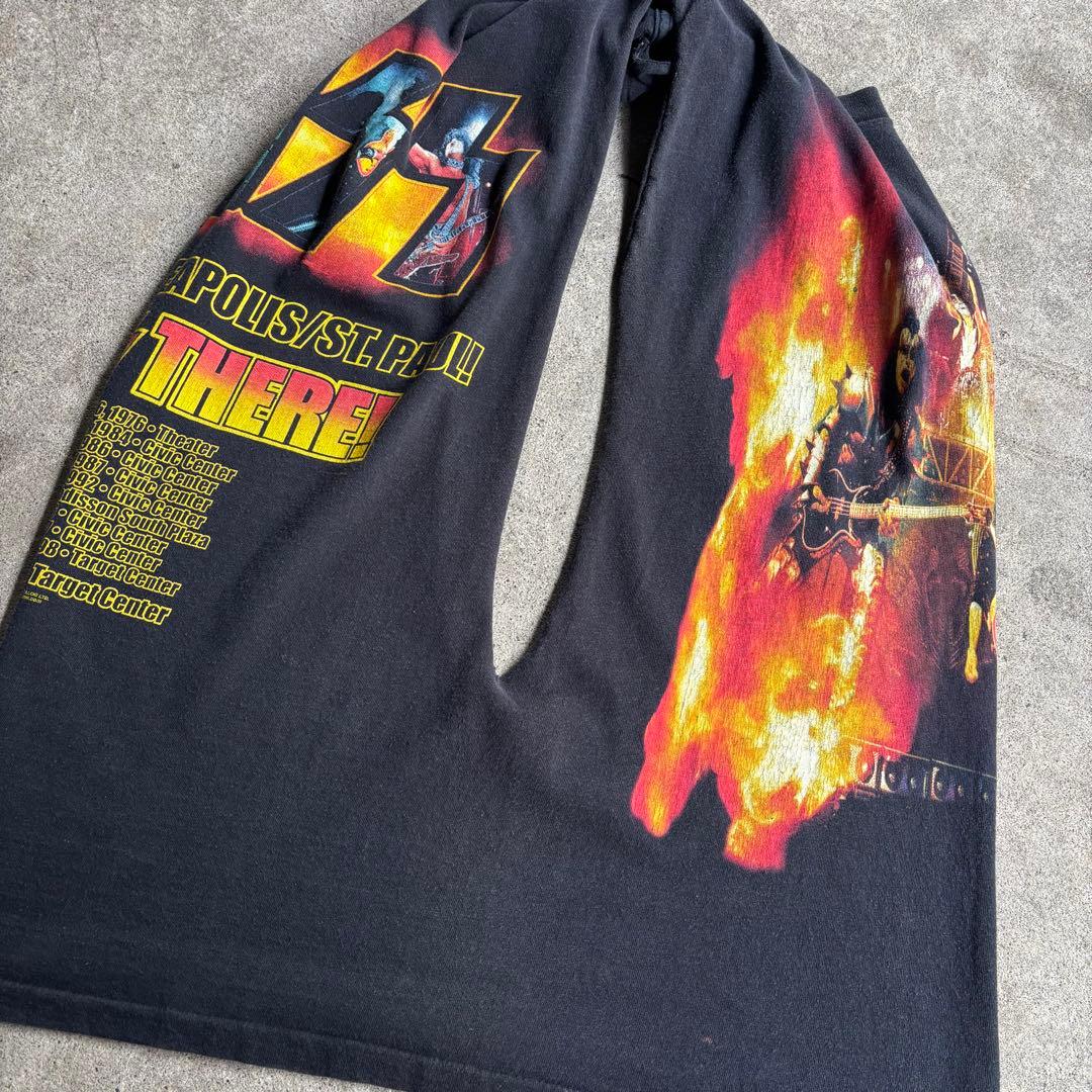 00s KISS バンドTシャツ カットオフ バンT