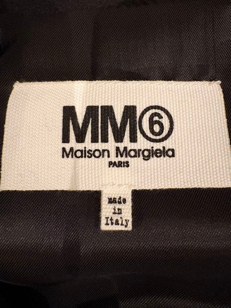 MM6Maison Margielaメゾンマルジェラコクーンロングコート36美品