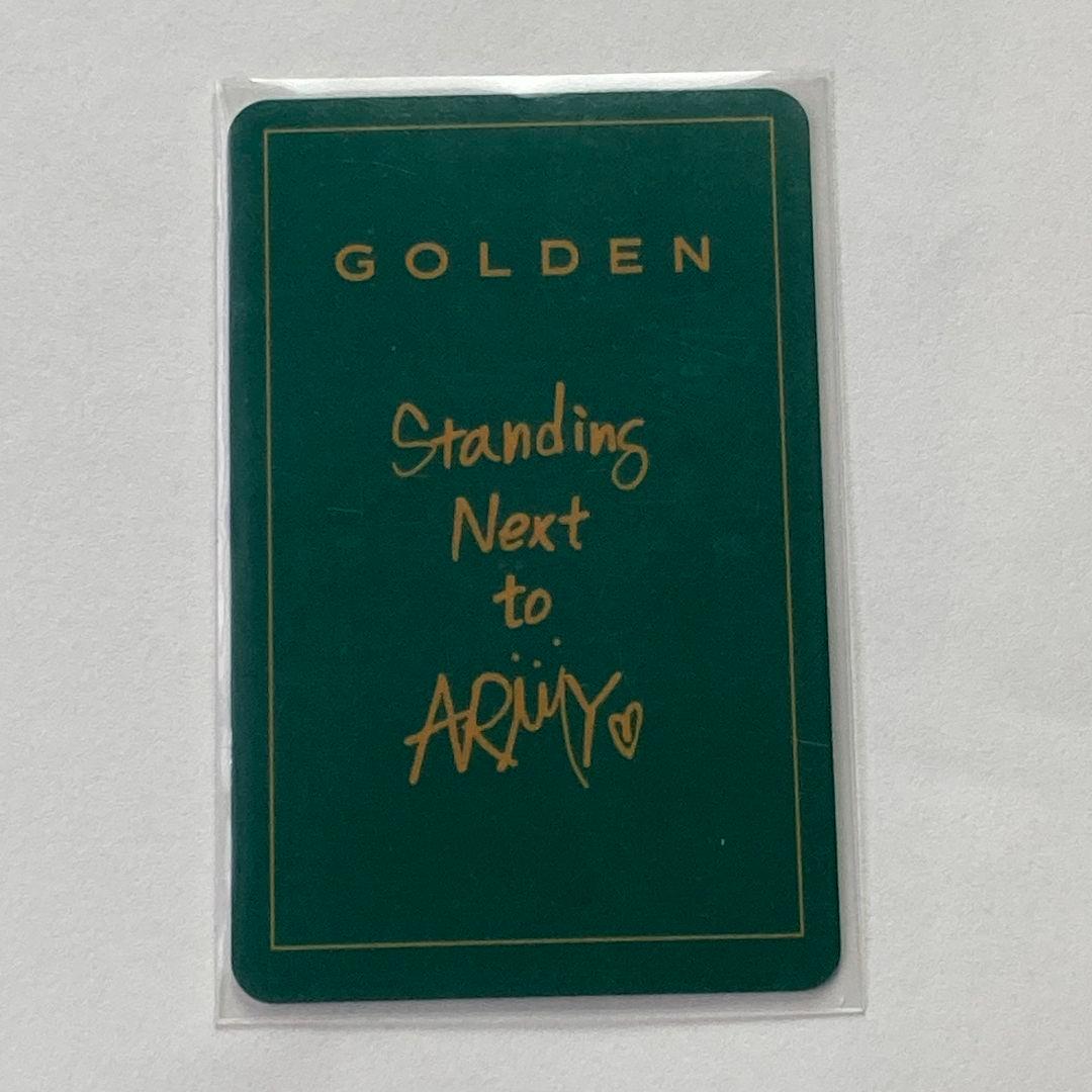 BTS 事前収録 フォトカード GOLDEN ジョングク トレカ