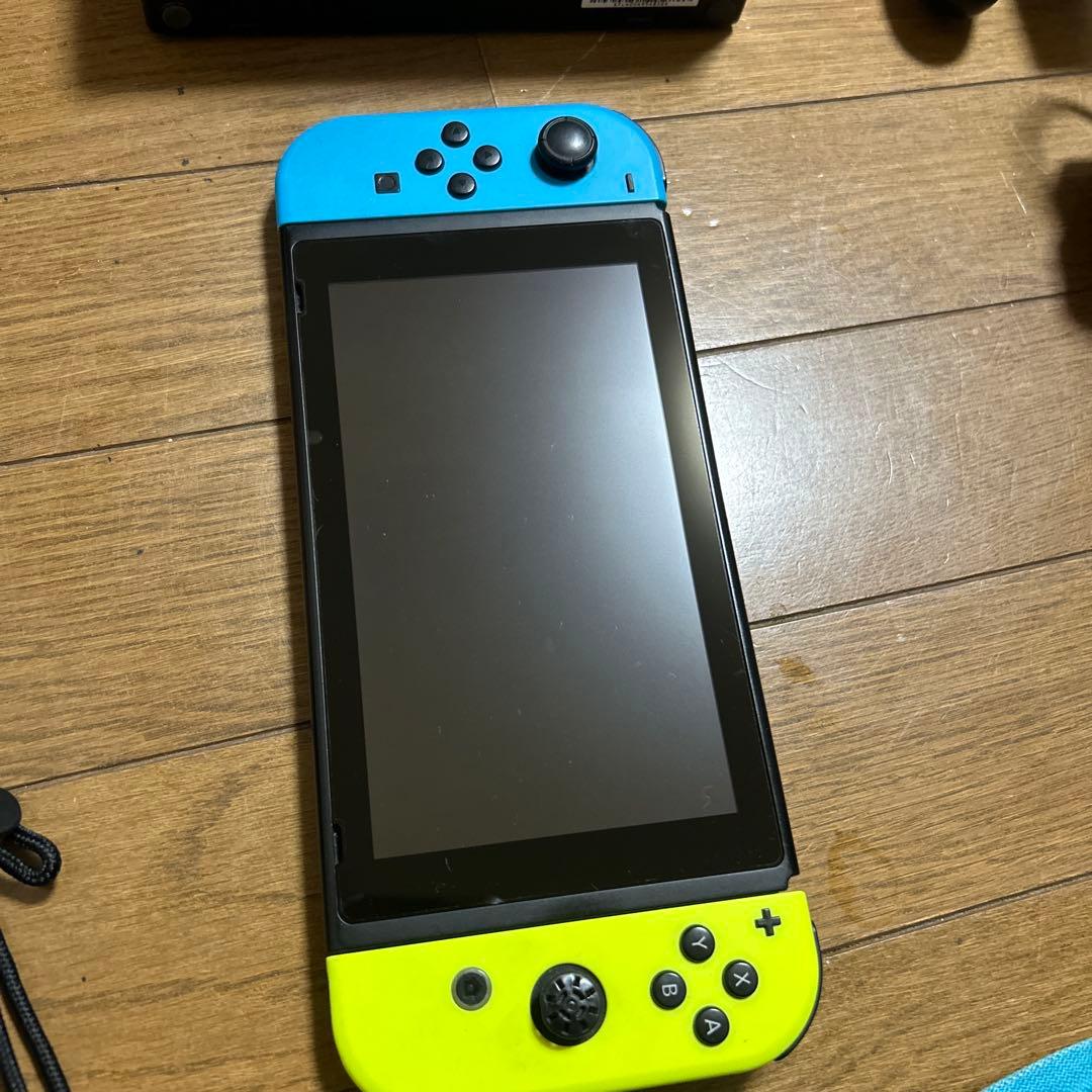 Nintendo Switch 青/黄 本体バッテリー増強版
