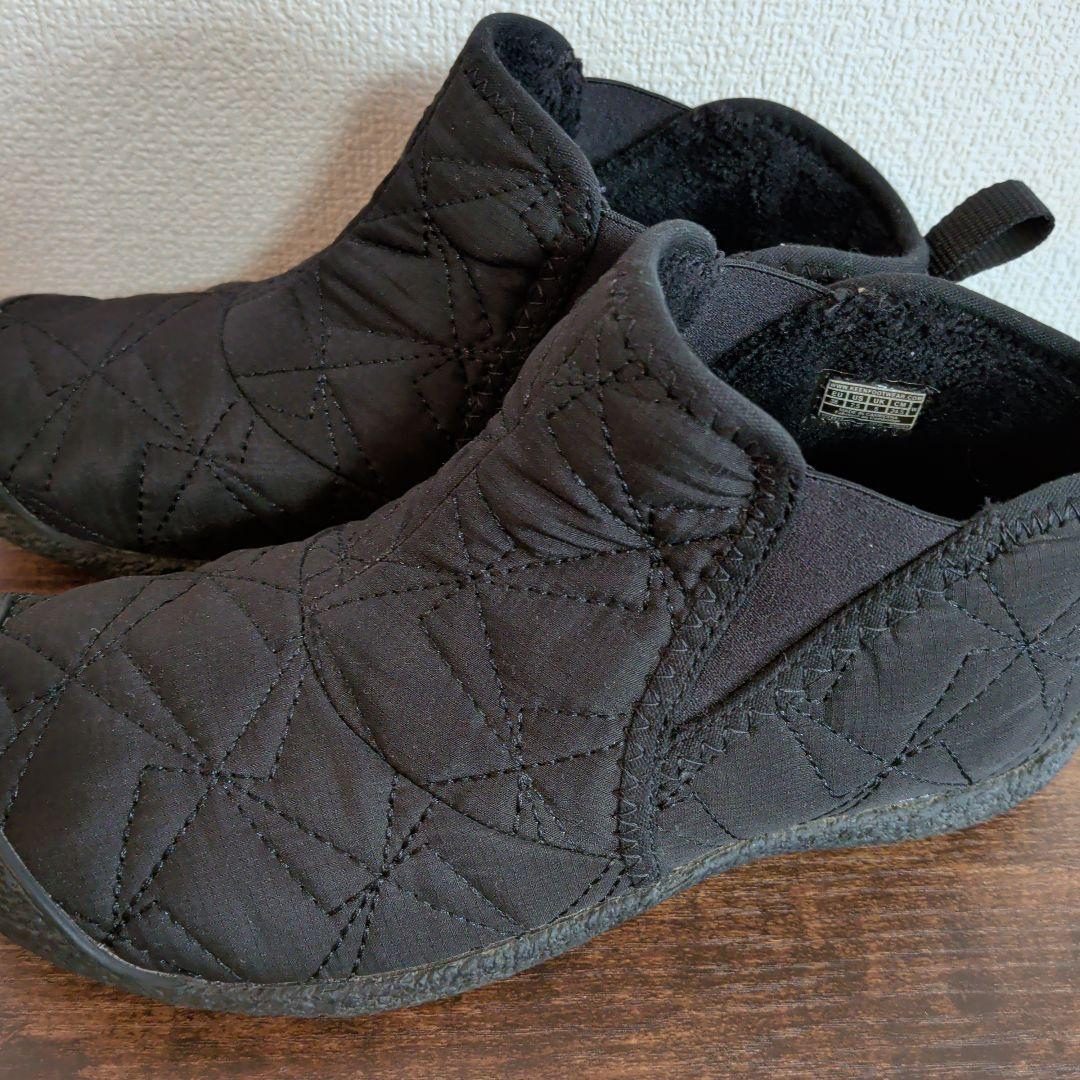 【美品】KEEN キーン ハウザー アンクルブーツ ブラック 黒 24.5