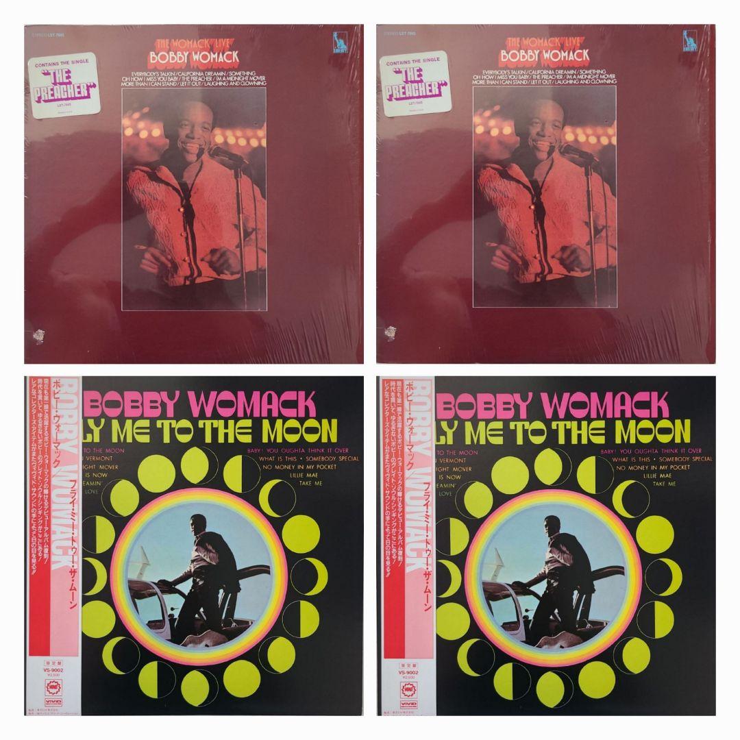 ★ＵＳオリジナル盤含★ボビー・ウーマックＬＰ２枚セット♪
