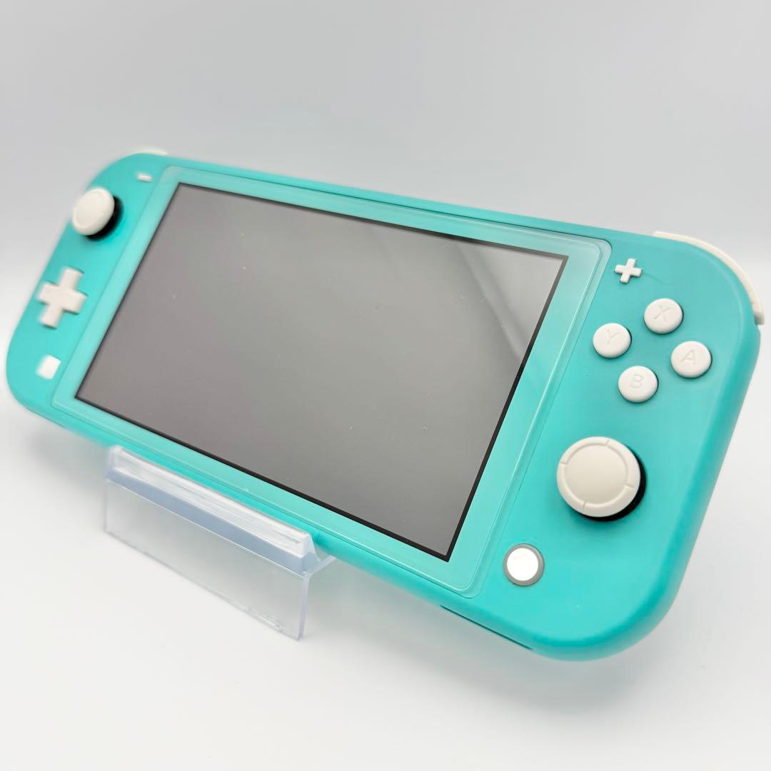【極美品】Nintendo Switch Lite ターコイズ 箱付 AC付