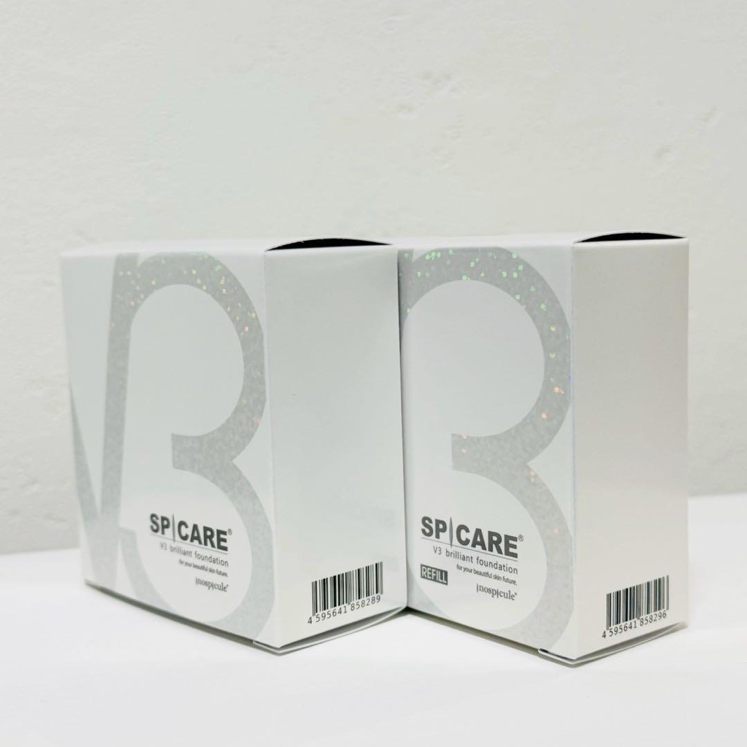 スピケア V3 ブリリアントファンデーション★本体+詰替★ 正規品 ロット番号付