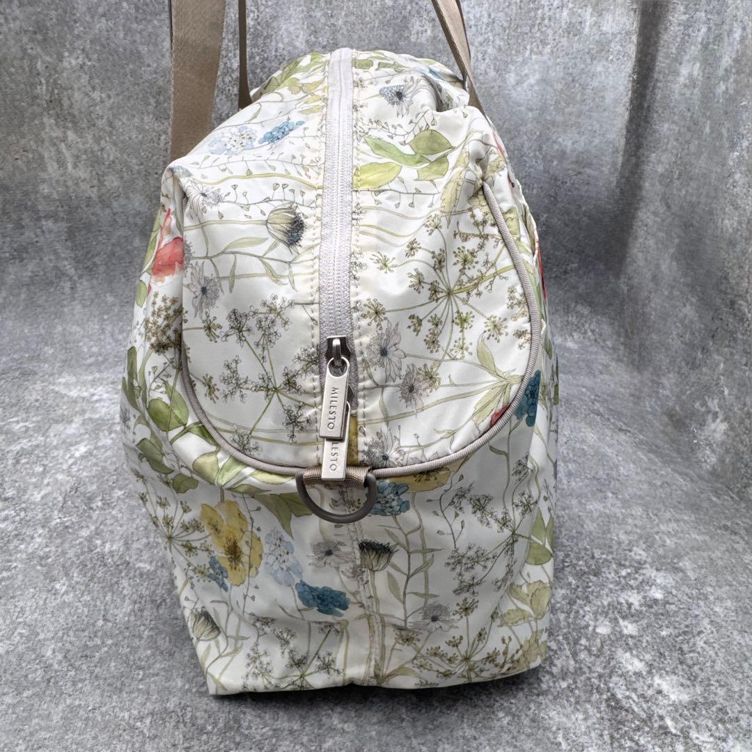 極美品　ミレスト　hopping marche リバティプリント ボストンバッグ