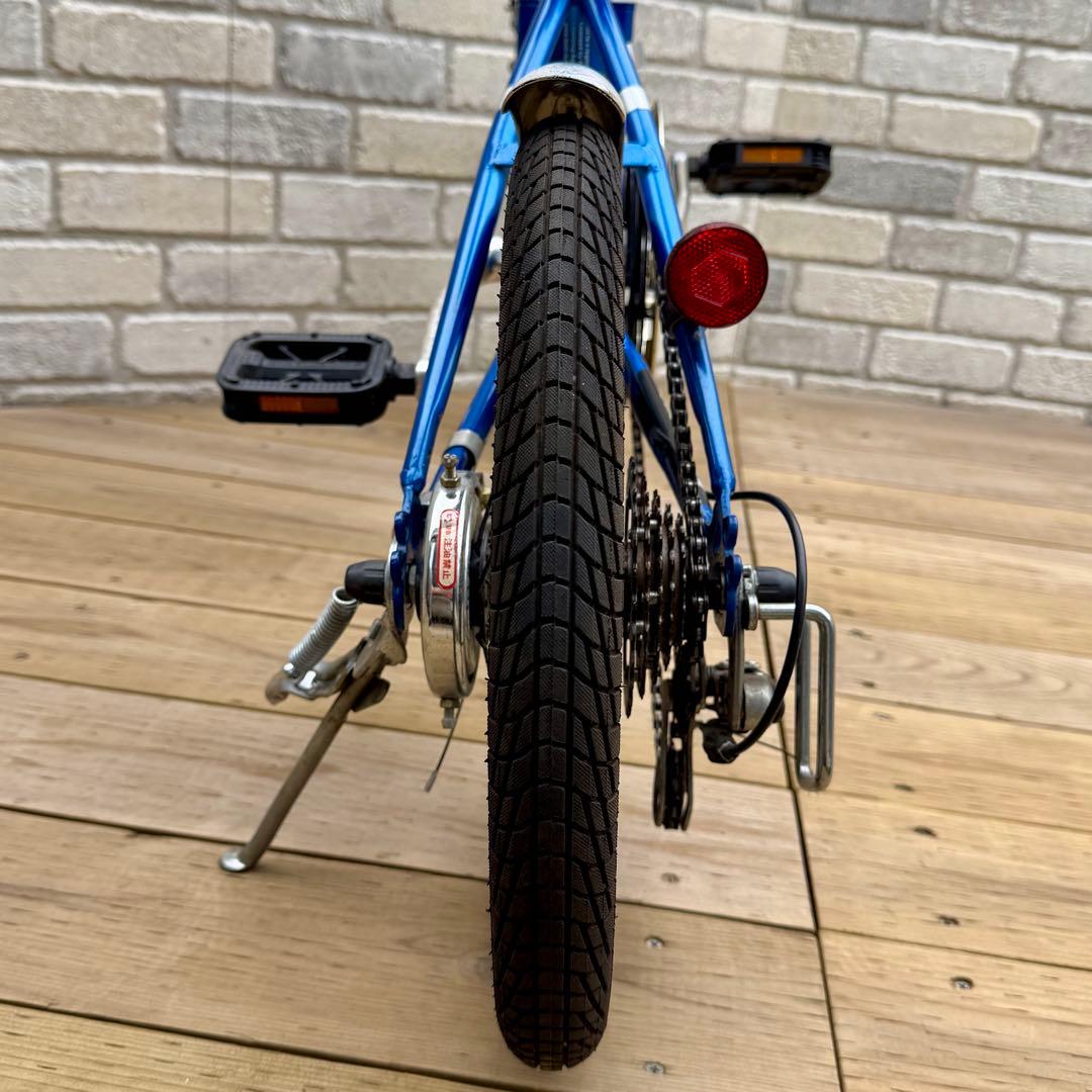折りたたみ MINI自転車 青