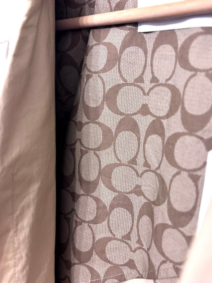新品☆Coach スプリング レイン トレンチコート ベージュ タグ付